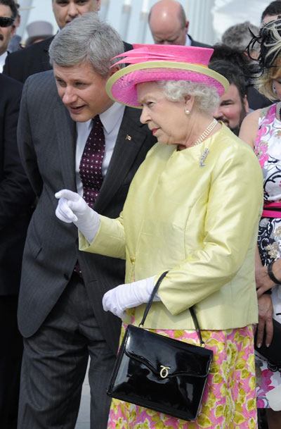 Britain's Queen Elizabeth at Canada