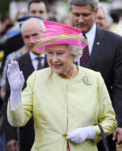 Britain's Queen Elizabeth at Canada