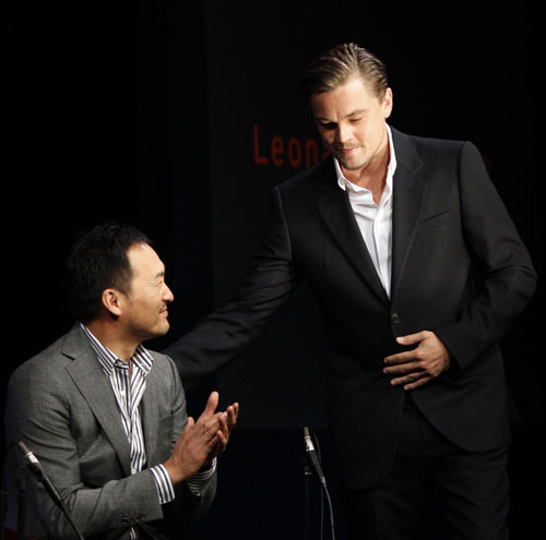 Japanese premiere of 'Inception' in Tokyo