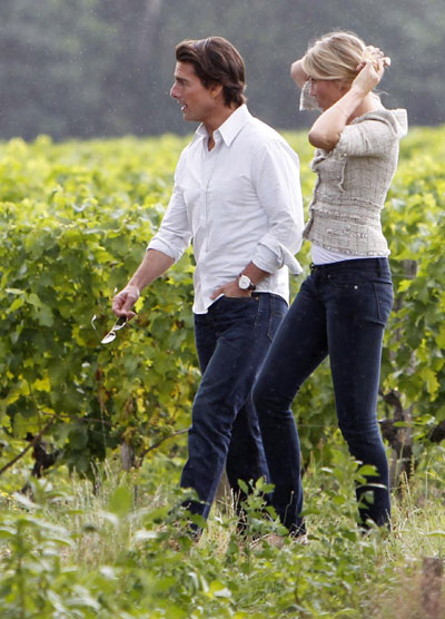 Tom Cruise and Diaz at premiere of the film 
