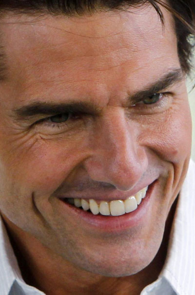 Tom Cruise and Diaz at premiere of the film 