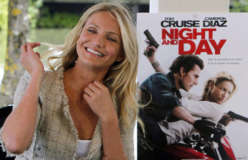 Tom Cruise and Diaz at premiere of the film 