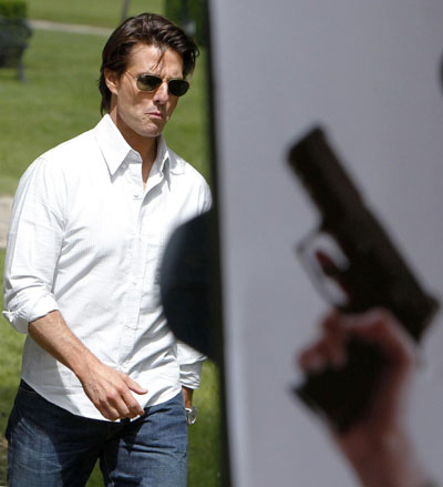 Tom Cruise and Diaz at premiere of the film 