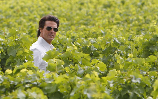 Tom Cruise and Diaz at premiere of the film 