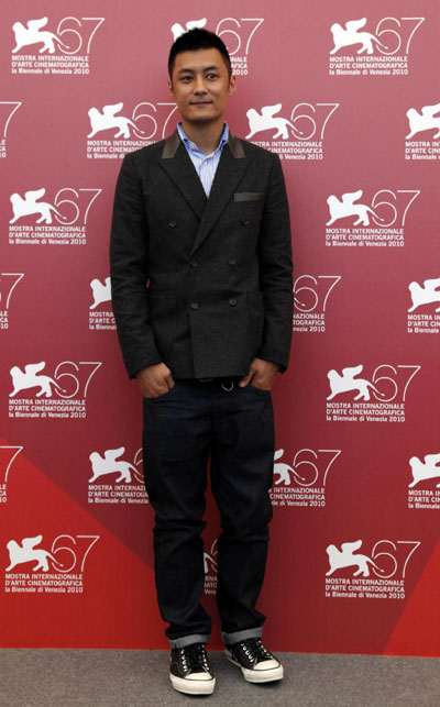 Donnie Yen arrives for a photocall for 'The Legend of the Fist: The Return of Chen Zhen'