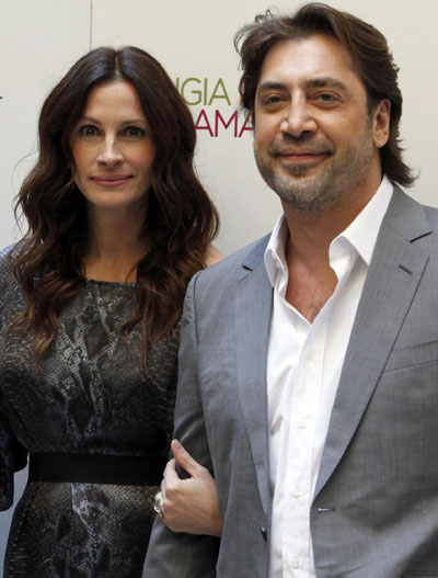 Julia Roberts promotes her latest movie 'Eat Pray Love' in Rome