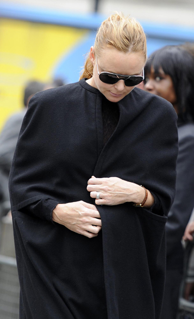 Celebs at memorial service for Alexander McQueen at St. Paul's Cathedral in London