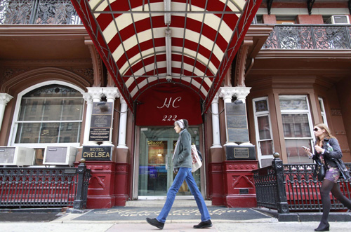 Haven for New York artists, Chelsea Hotel for sale