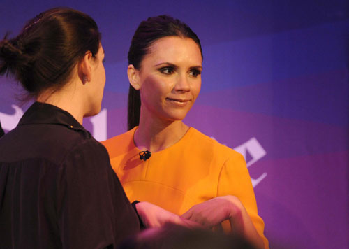 Victoria Beckham attends International Herald Tribune Heritage Luxury conference