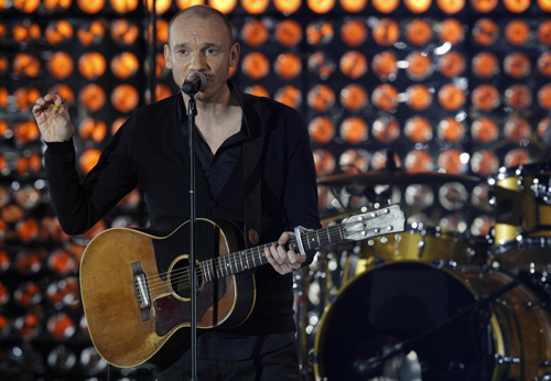 Singers perform during Victoires de la Musique French music awards