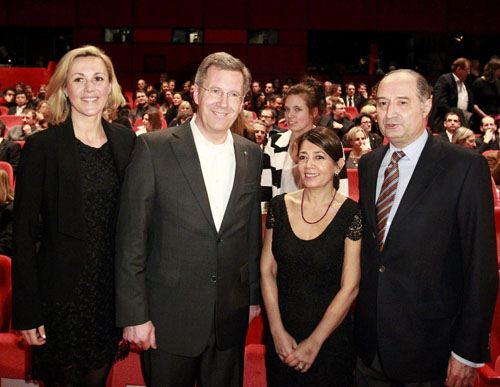 Celebs arrive on the red carpet for the screening of 'Welcome to Germany'