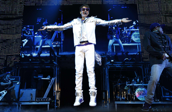 Justin Bieber's concert at the Sportpaleis in Antwerp