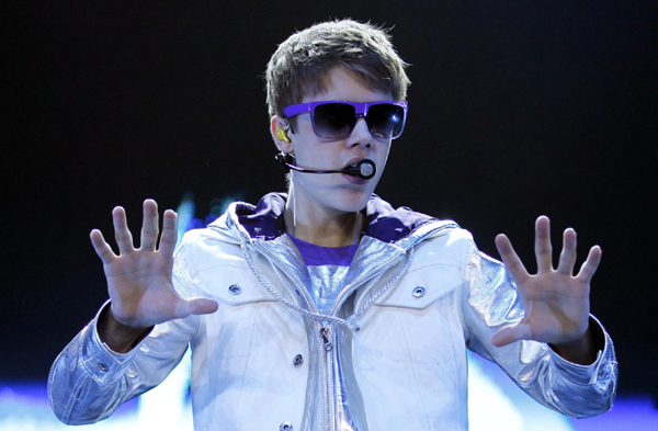 Justin Bieber's concert at the Sportpaleis in Antwerp