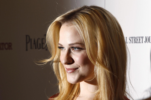 Evan Rachel Wood at the premiere of 