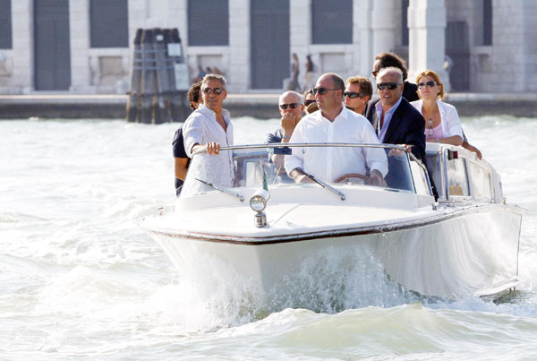 George Clooney in Venice for film festival