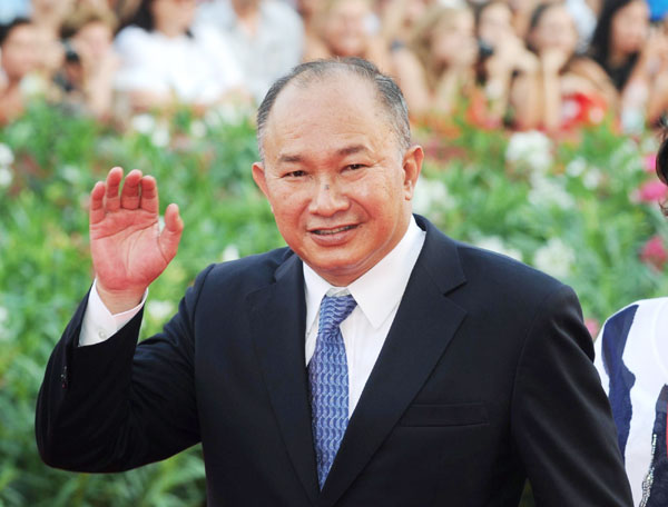John Woo and Huang Shengyi arrive in Venice