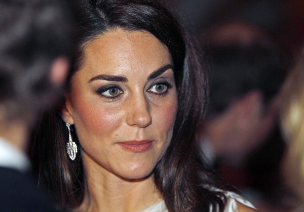 William and Catherine receive guests in London