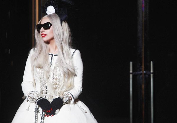 Lady Gaga promotes Gaga's Workshop in New York