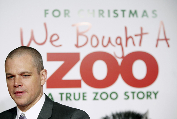 'We Bought a Zoo' premieres in NY