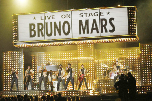 Celebrities perform at Grammy Awards