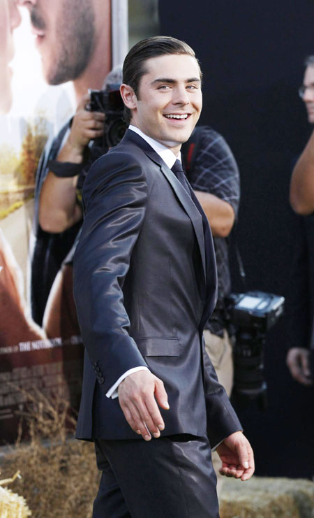 'The Lucky One' premieres in Hollywood