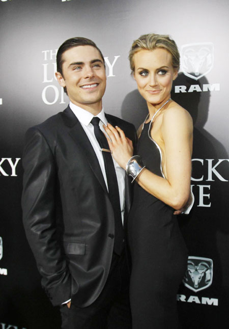 'The Lucky One' premieres in Hollywood