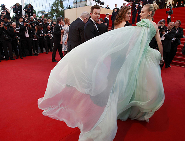 Movie stars' red carpet show in Cannes