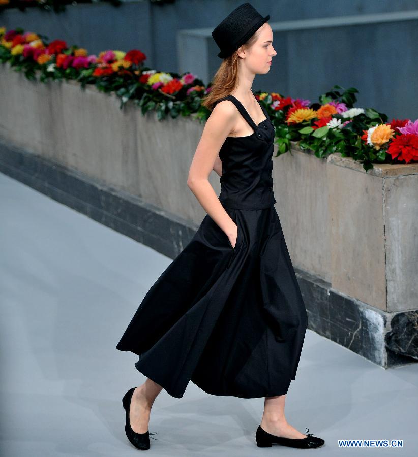 Creations of Agnes B. at Paris fashion week