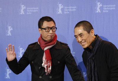 Zhang Yimou promotes movie