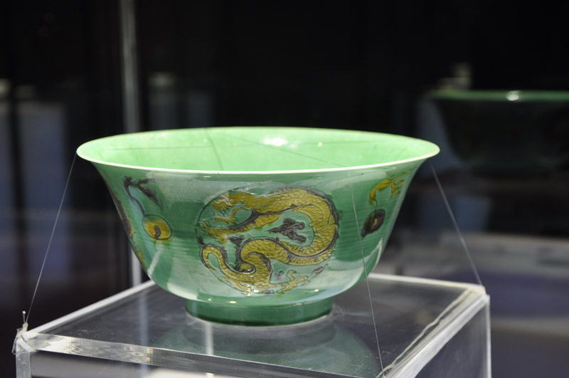 Treasures displayed in Treasure Hall of the Potala Palace