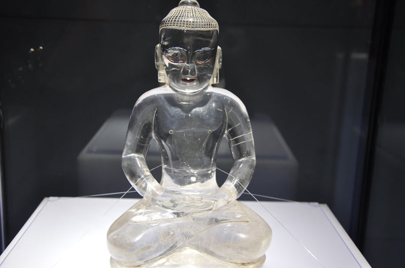 Treasures displayed in Treasure Hall of the Potala Palace