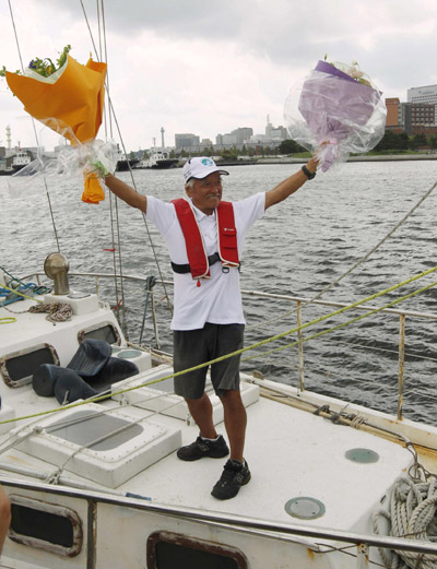 Legendary sailor celebrates 8th circumnavigation Legendary sailor celebrates 8th circumnavigation