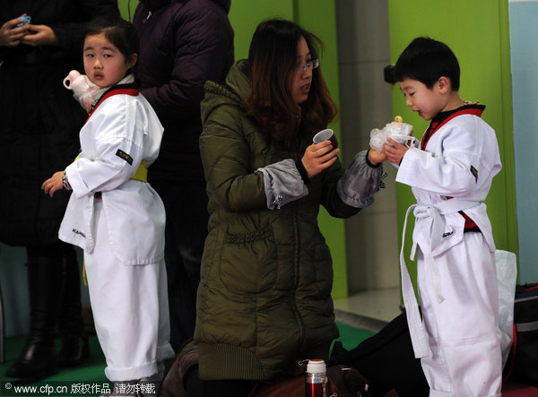 Kick the winter blue away