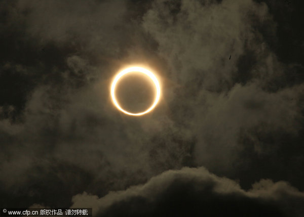 Rare social eclipse watched around China