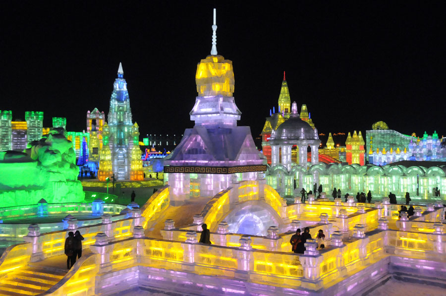 29th Harbin International Ice and Snow Festival Harbin Int'l Ice and Snow Festival kicks off