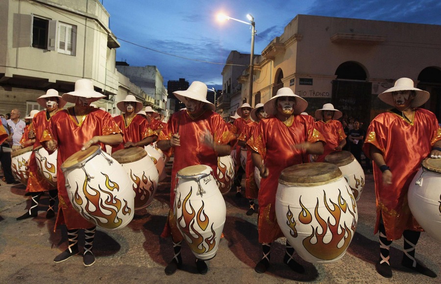 Uruguayan carnival in Montevideo