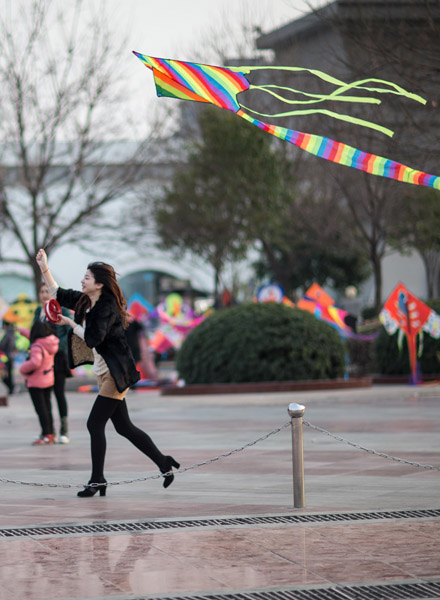 Sporty step in direction of spring