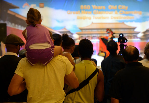 A Chinese culture show was staged in New York City on Thursday to promote Beijing tourism. Kung Fu Panda show staged in New York