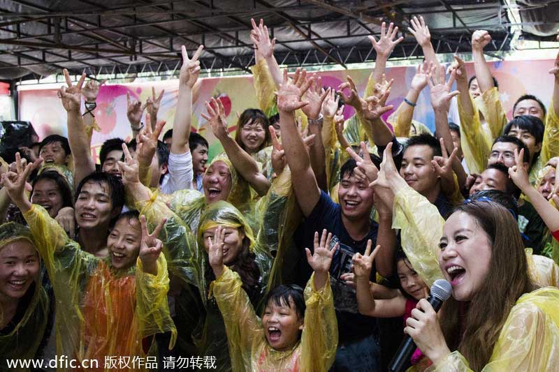 La Tomatina in Shenzhen