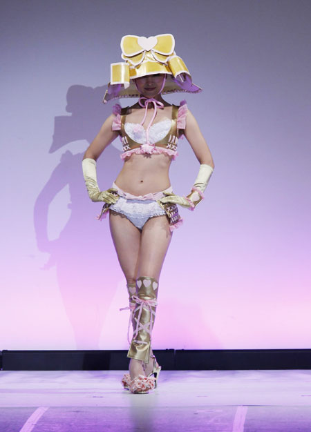 Lingerie design competition held in Tokyo