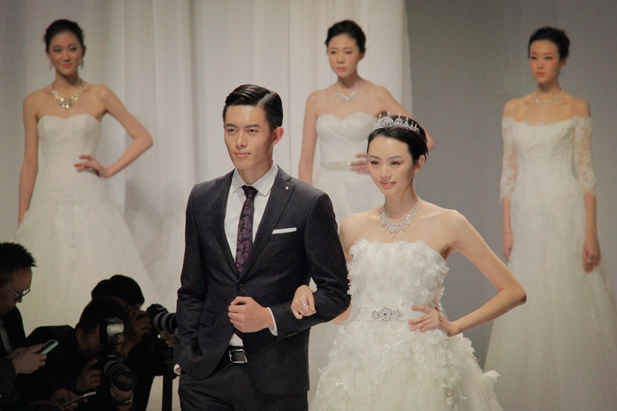 Bridal wear trends launch at China Fashion Week