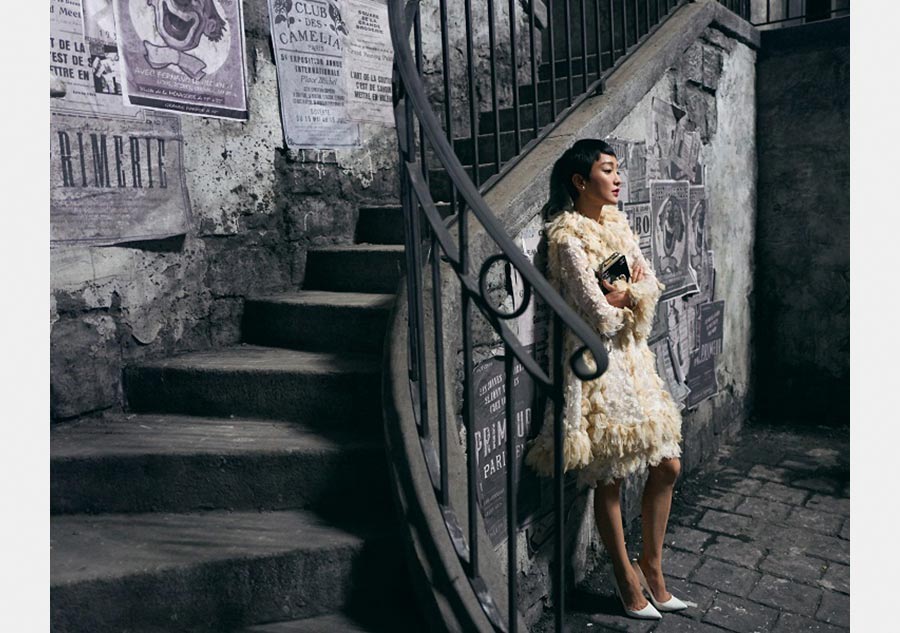 Zhou Xun attends fashion activity in Rome