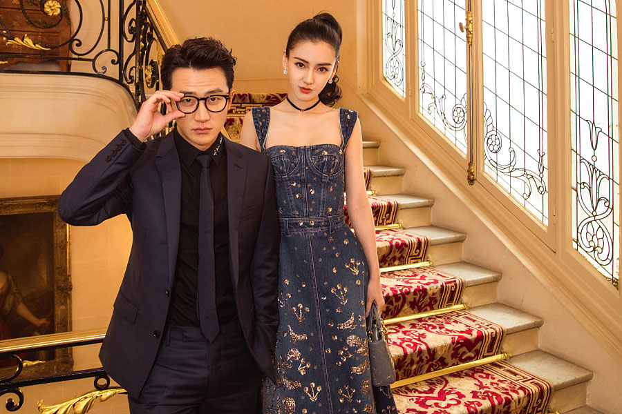 Chinese celebrities shine at the Dior fashion show in Paris