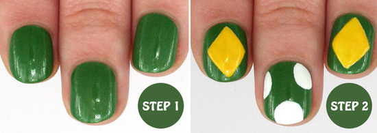 新技能Get√:手繪世界杯主題美甲