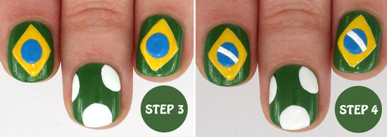 新技能Get√:手繪世界杯主題美甲