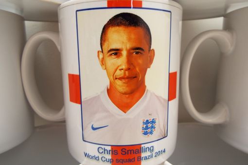 鏡報:馬克杯廠家擺烏龍 奧巴馬竟化身英格蘭后衛