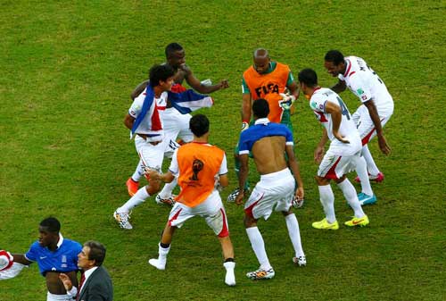 FIFA:哥斯達黎加創造歷史 希臘神話不再延續