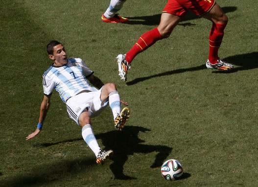 迪馬利亞世界杯報銷 大腿拉傷