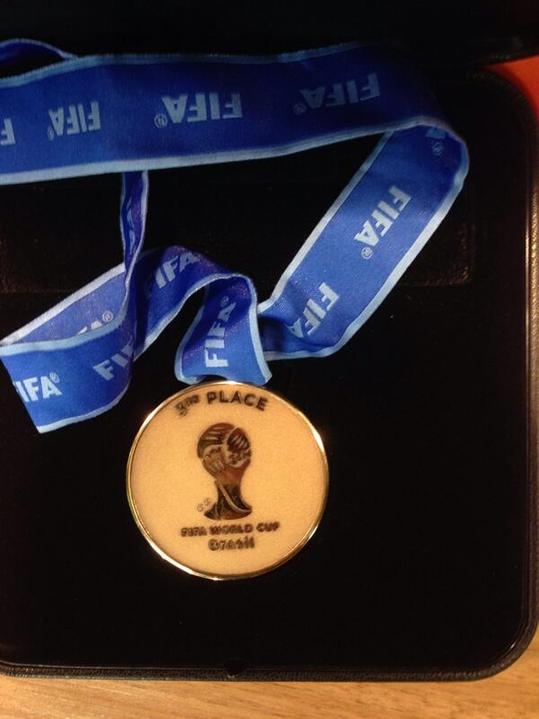 荷蘭門將曬銅牌:美好的經(jīng)歷