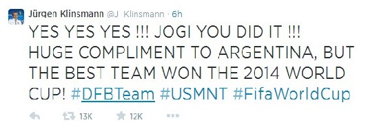 世界冠軍！德國隊(duì)員發(fā)狀態(tài)曬自拍慶祝奪冠